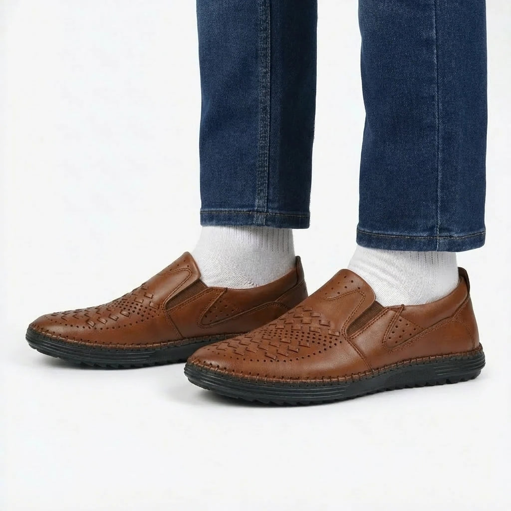 Ravenhall Men's Casual Breathable Slip On Loafers | Walking