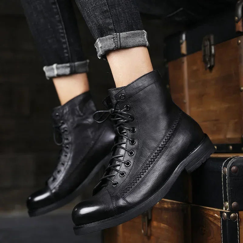 Timber Ridge Leather Boots