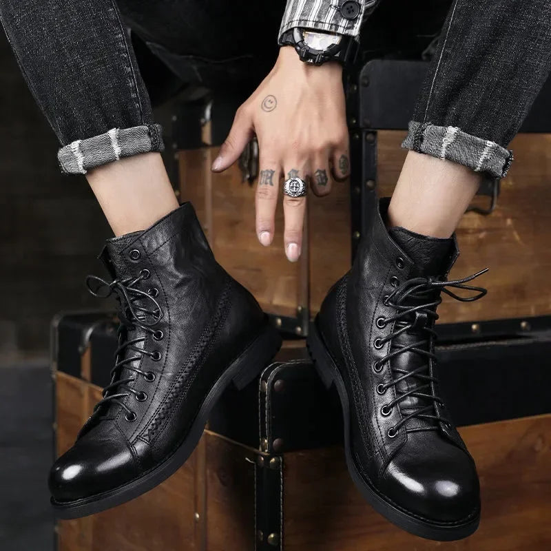 Timber Ridge Leather Boots