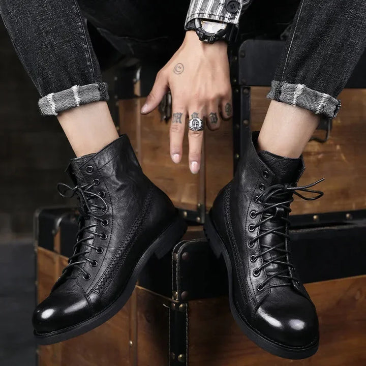 Timber Ridge Leather Boots