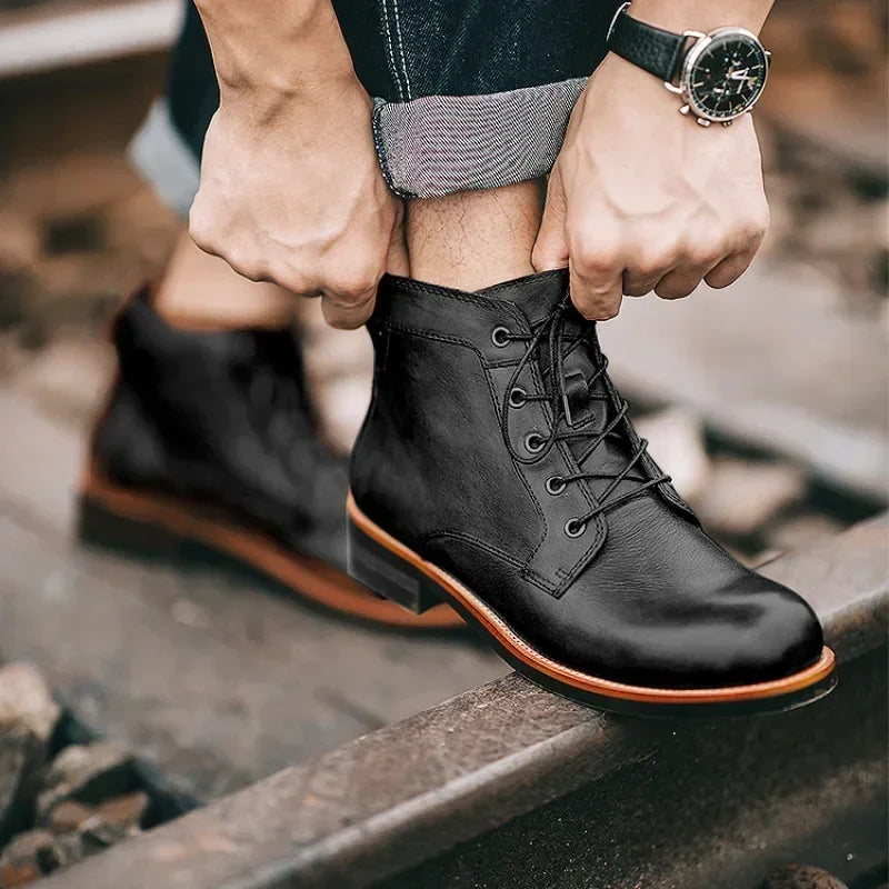 Timber Ridge Leather Boots