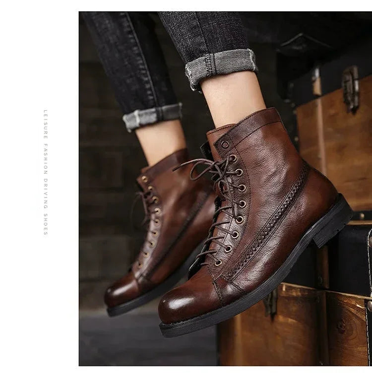 Timber Ridge Leather Boots