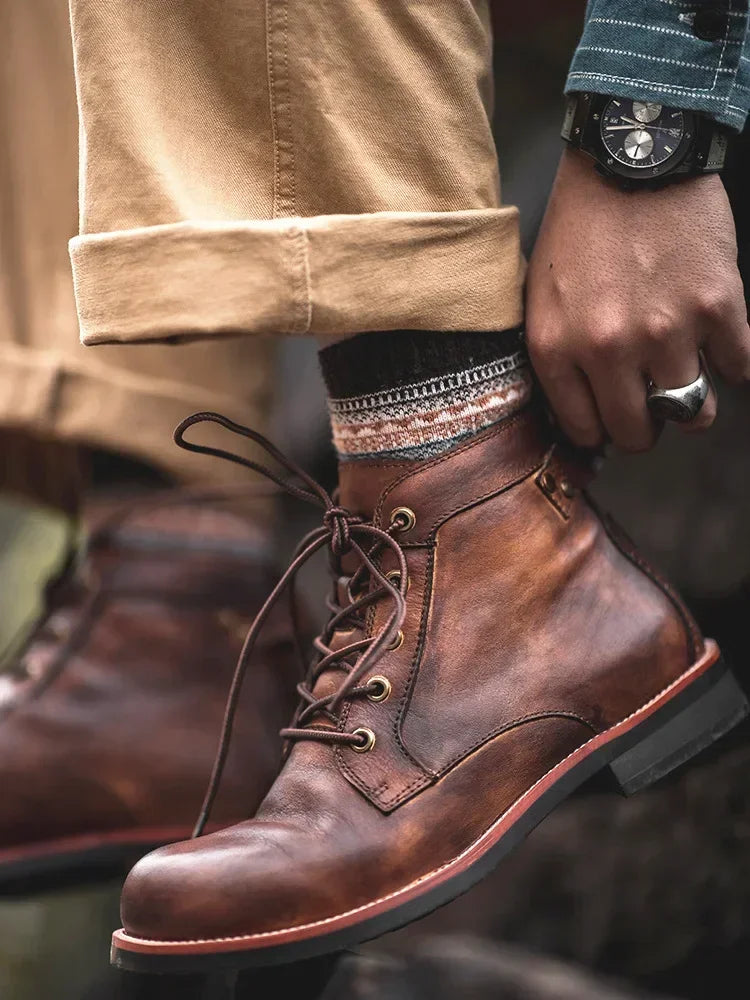 Timber Ridge Leather Boots