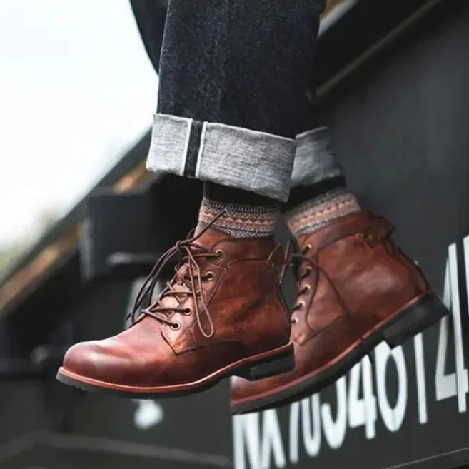Timber Ridge Leather Boots