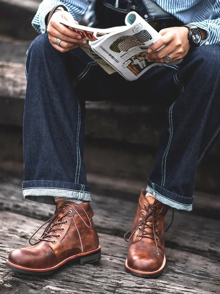 Timber Ridge Leather Boots