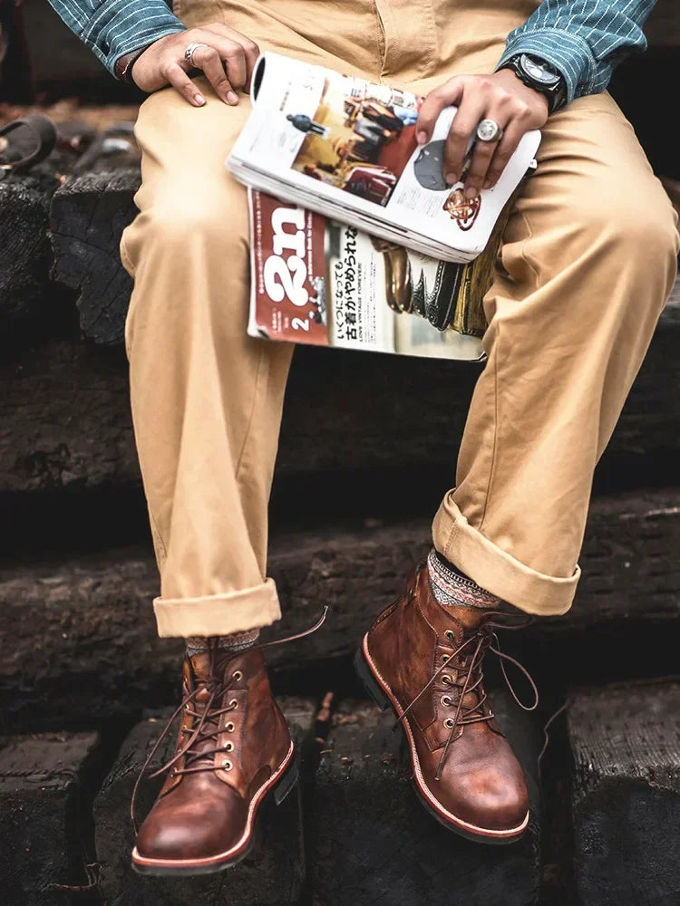 Timber Ridge Leather Boots