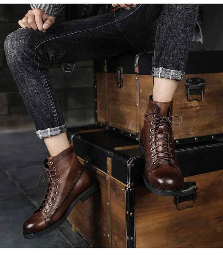 Timber Ridge Leather Boots