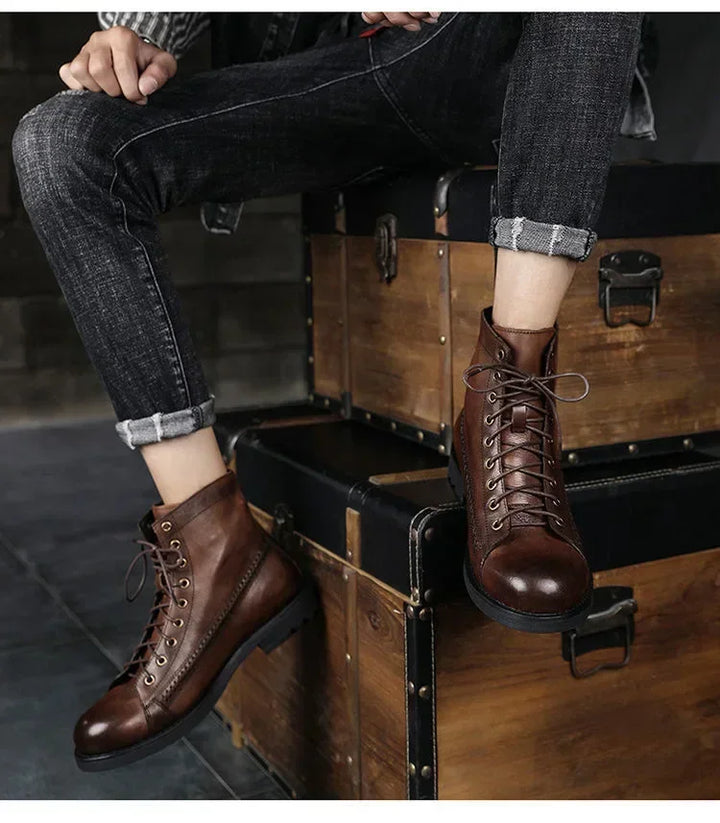 Timber Ridge Leather Boots