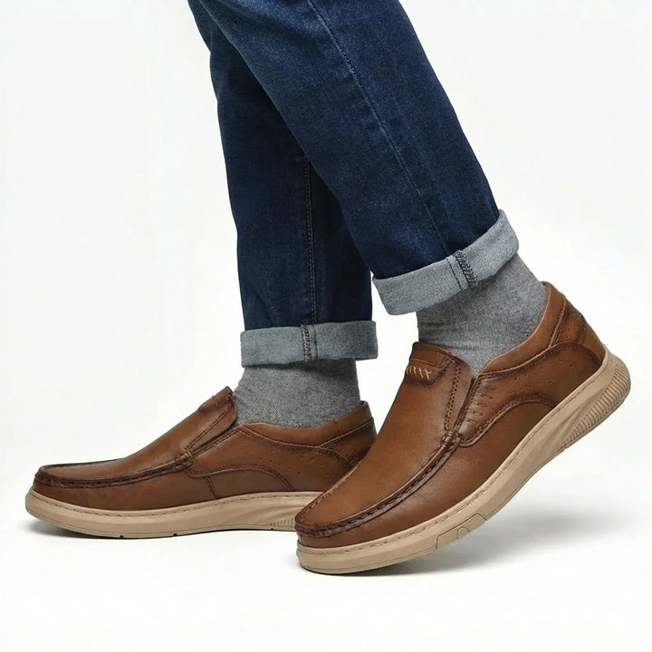 Velmont Men's Everyday Slip On Moc Toe Loafer | Casual