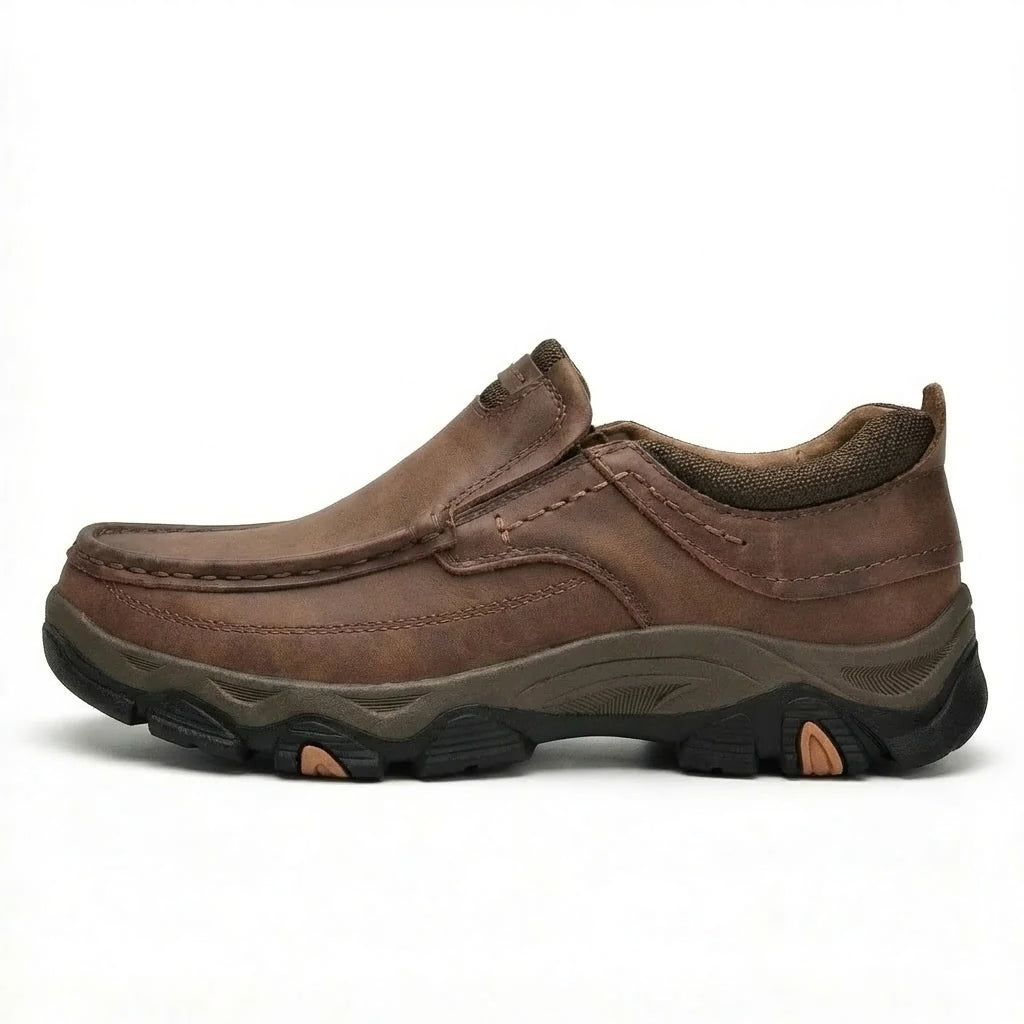 Virello Men's Moc Toe Slip On Shoes | Work