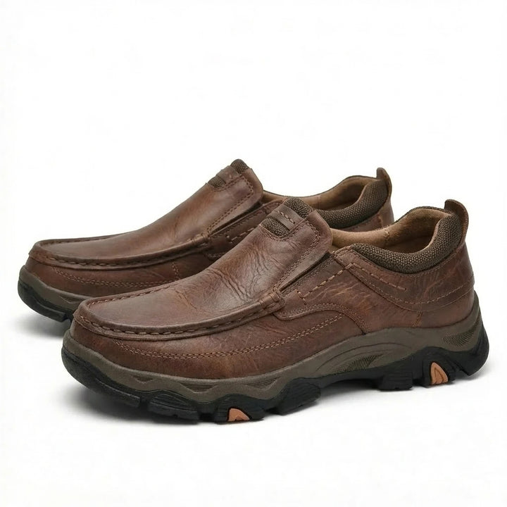 Virello Men's Moc Toe Slip On Shoes | Work