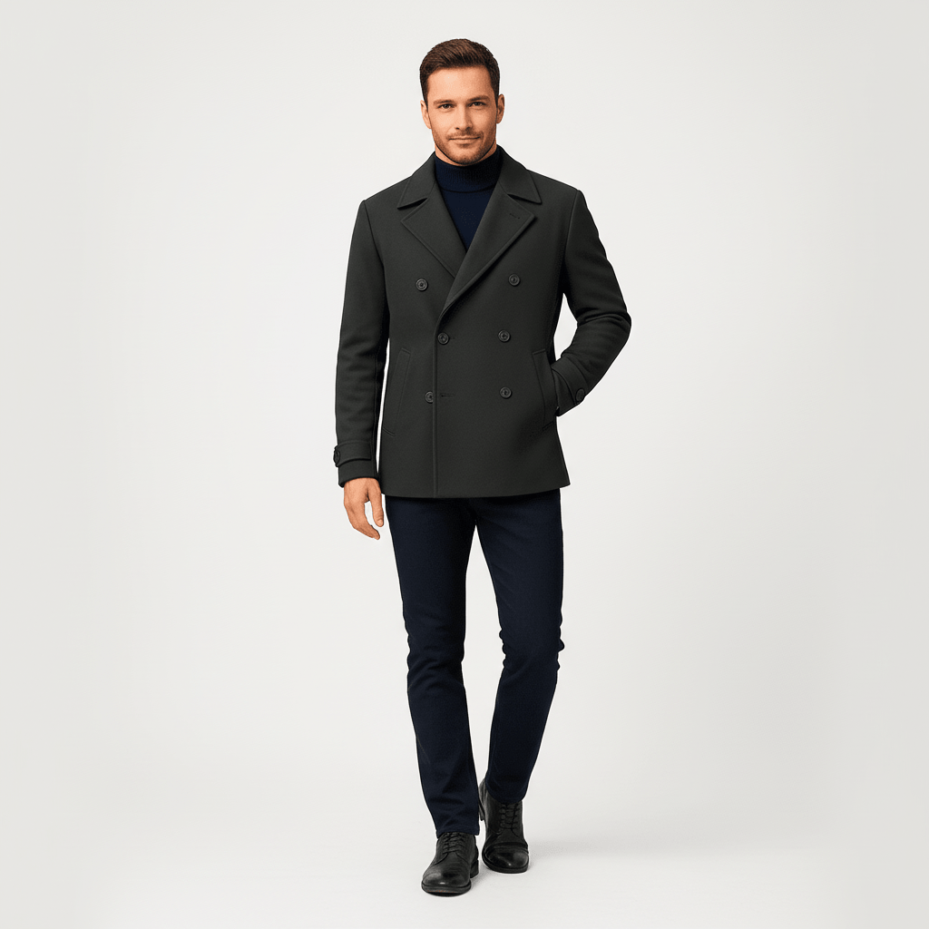 Alden Men’s Double Breasted Trench Coat | Winter
