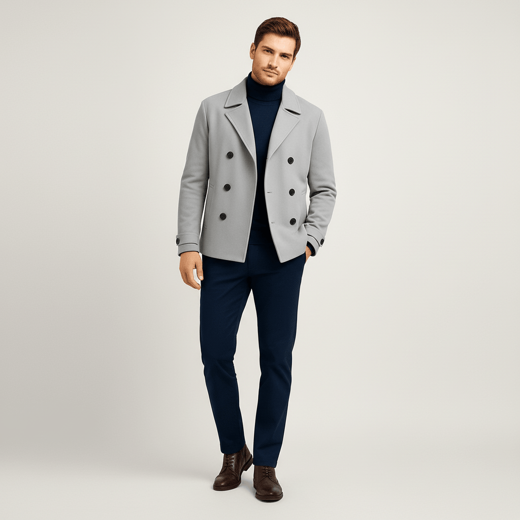 Alden Men’s Double Breasted Trench Coat | Winter