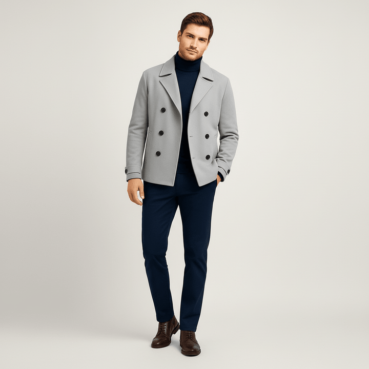 Alden Men’s Double Breasted Trench Coat | Winter