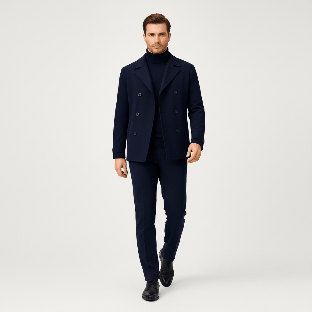 Alden Men’s Double Breasted Trench Coat | Winter