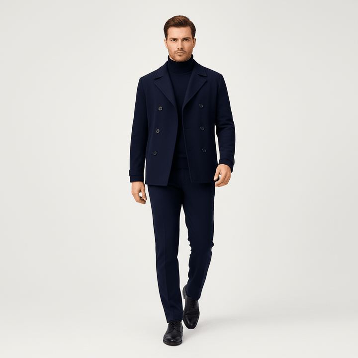 Alden Men’s Double Breasted Trench Coat | Winter