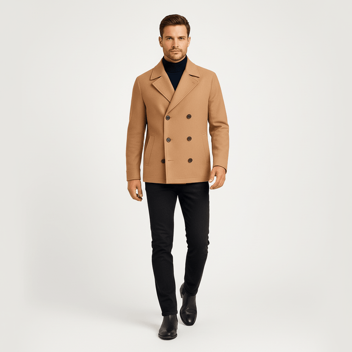 Alden Men’s Double Breasted Trench Coat | Winter