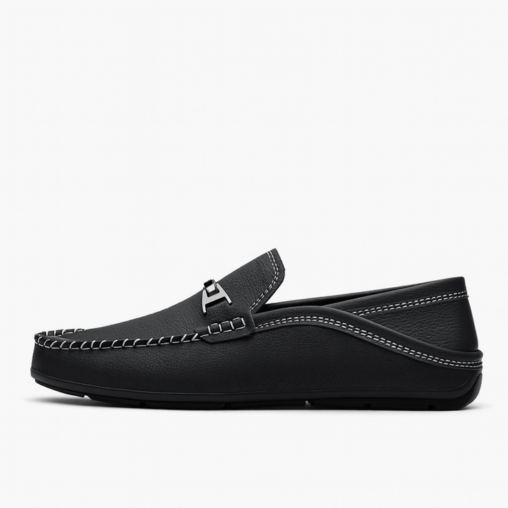 Alviero Genuine Leather Loafers