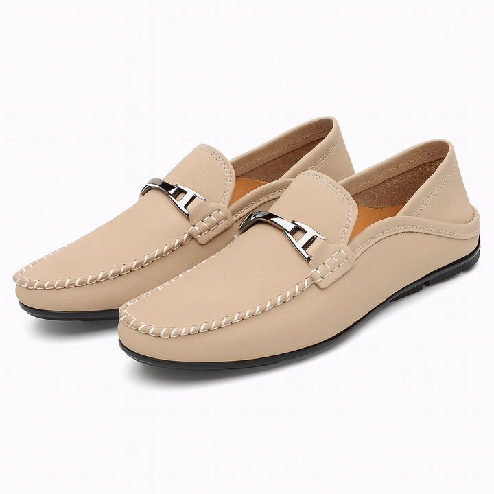 Alviero Genuine Leather Loafers