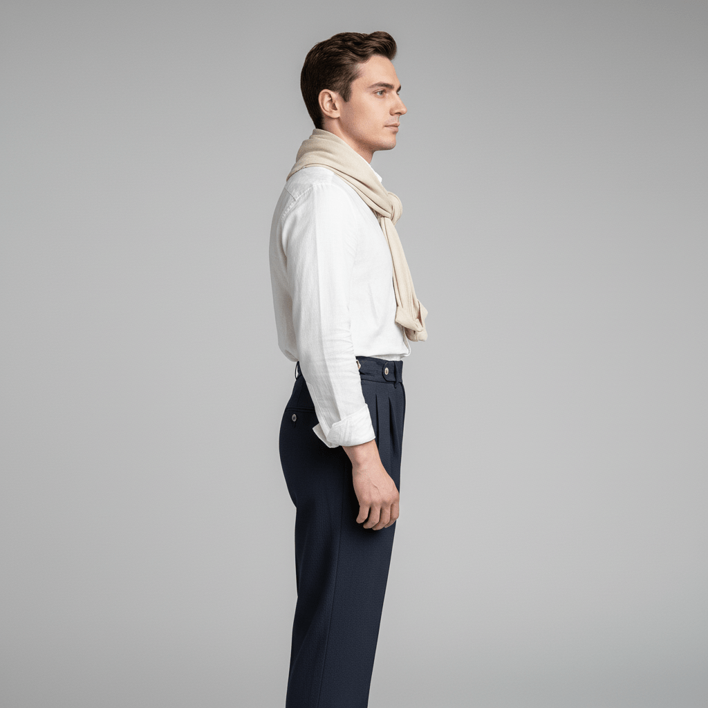 Arclen High Waist Trouser Pants