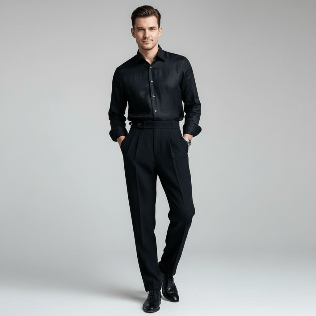 Arclen High Waist Trouser Pants