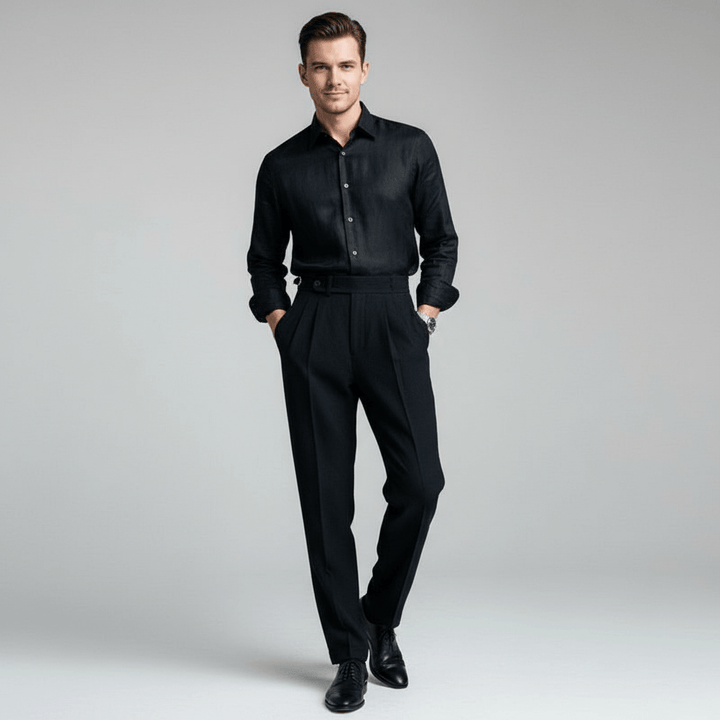 Arclen High Waist Trouser Pants