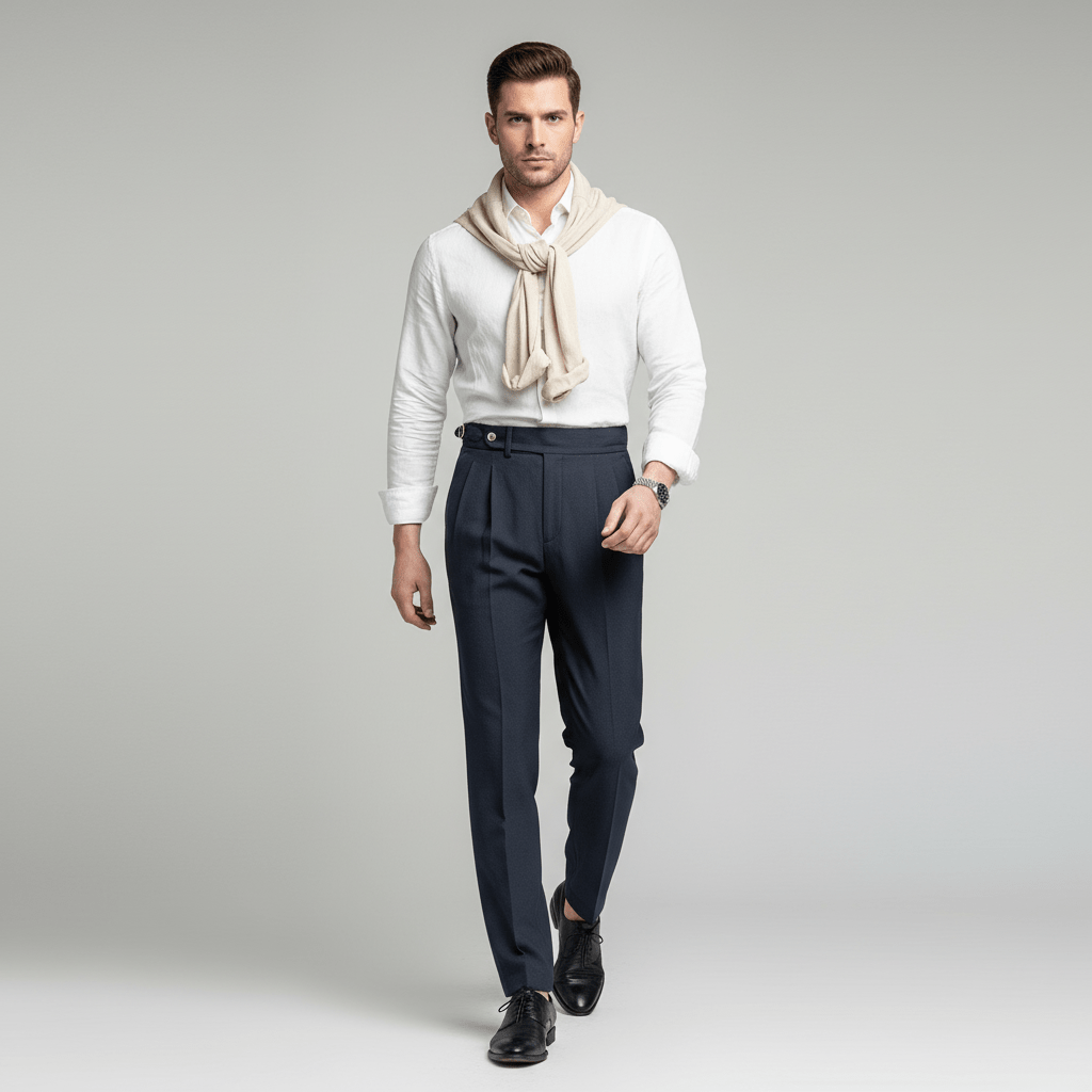 Arclen High Waist Trouser Pants