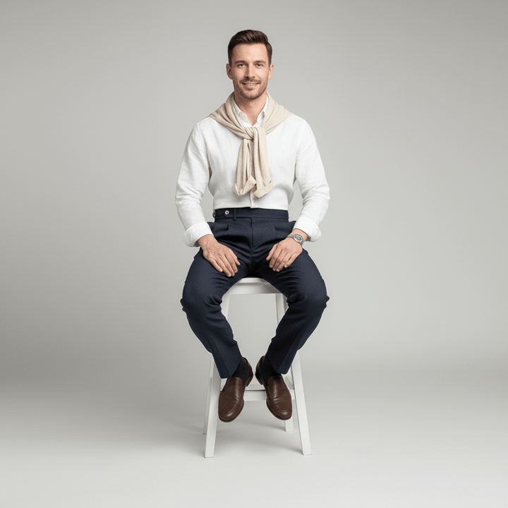 Arclen High Waist Trouser Pants