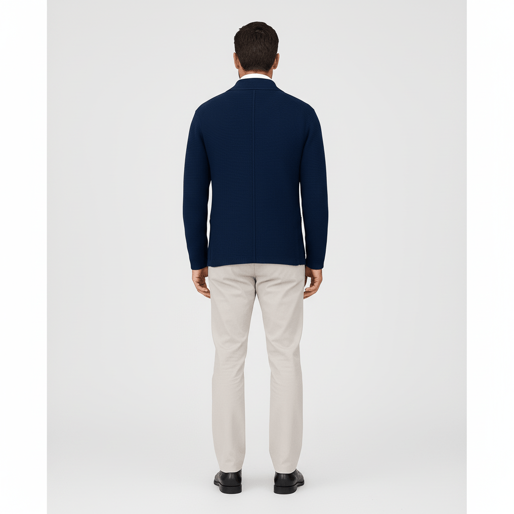 Arcton Men's Double Breasted Knit Cardigan Sweater