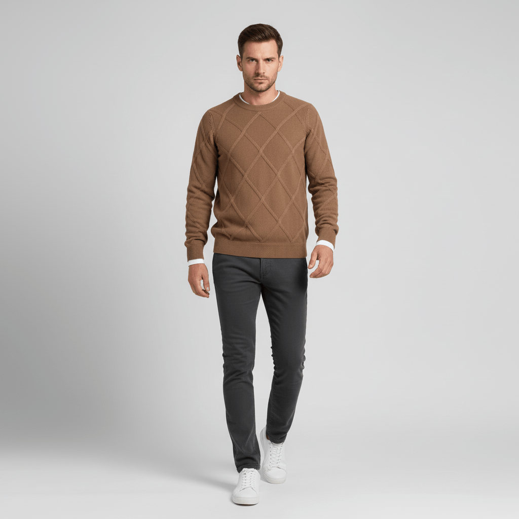 Ardenleigh Men's Long Sleeve Crew Neck Sweater | Fall & Winter
