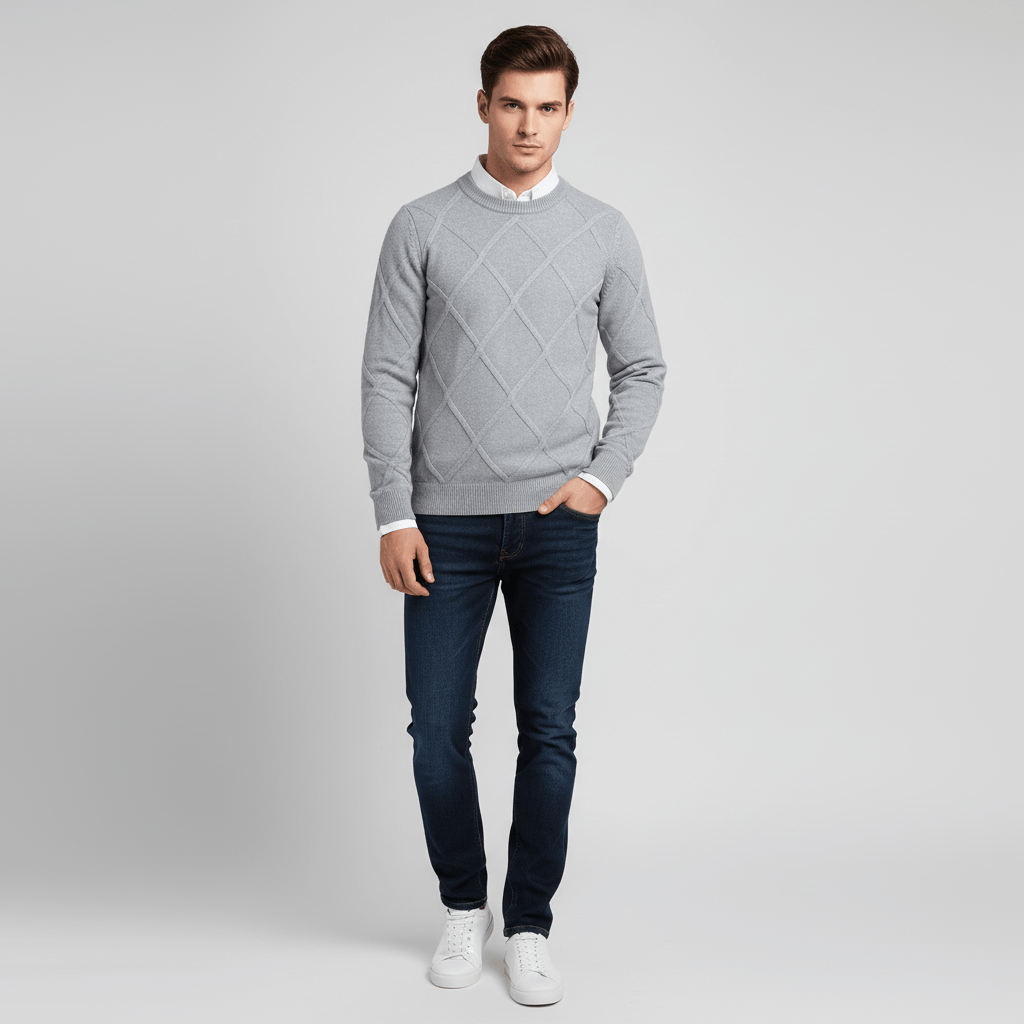 Ardenleigh Men's Long Sleeve Crew Neck Sweater | Fall & Winter