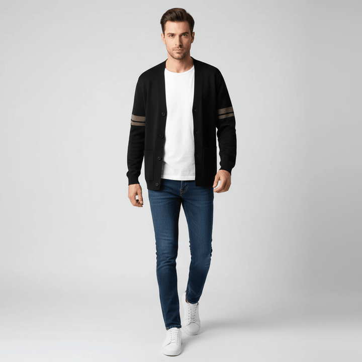 Armond Dualstripe Cardigan
