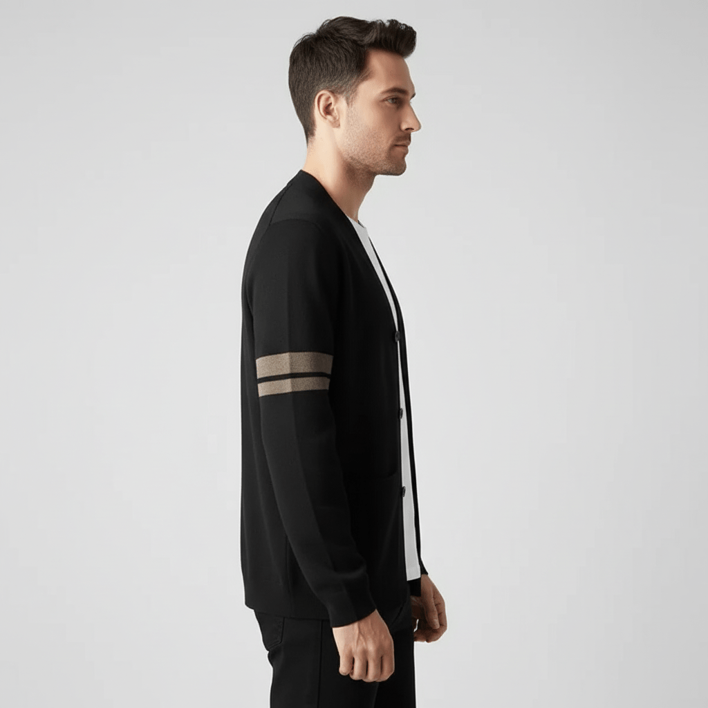 Armond Dualstripe Cardigan