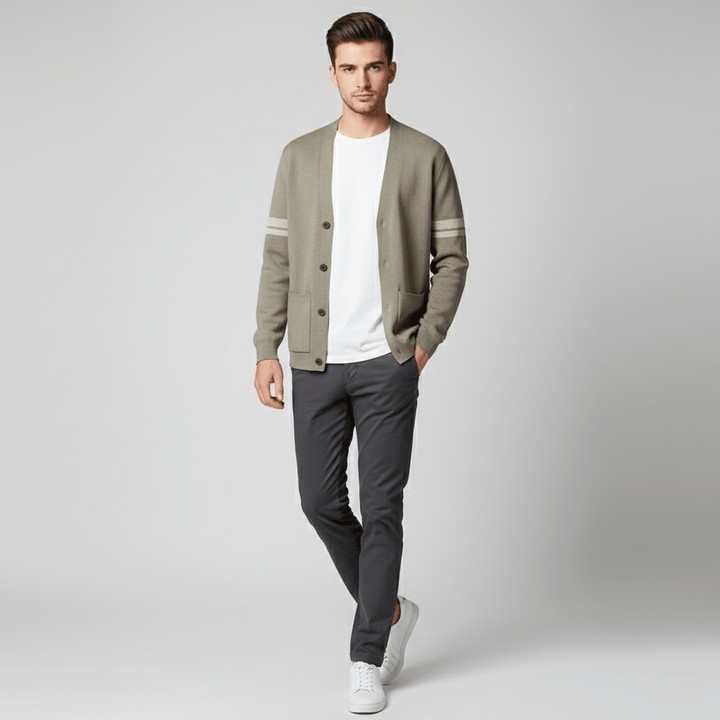 Armond Dualstripe Cardigan
