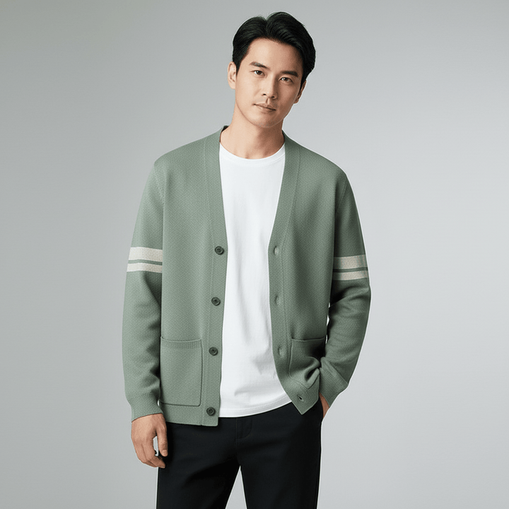 Armond Dualstripe Cardigan