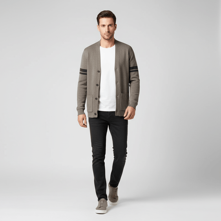 Armond Dualstripe Cardigan