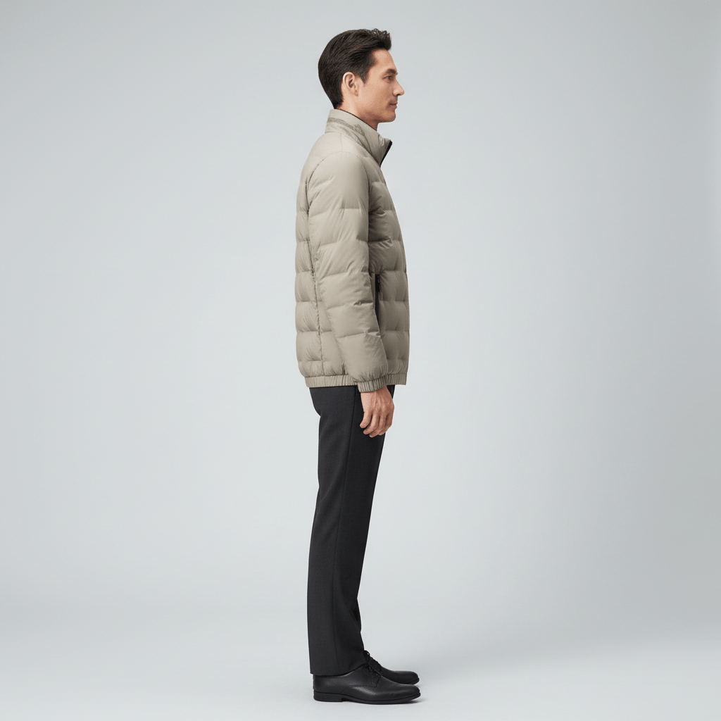 Ashmark Men's Lightweight Winter Down Jacket | Windproof