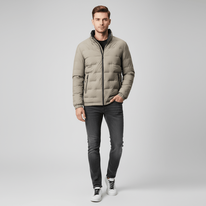 Ashmark Men's Lightweight Winter Down Jacket | Windproof