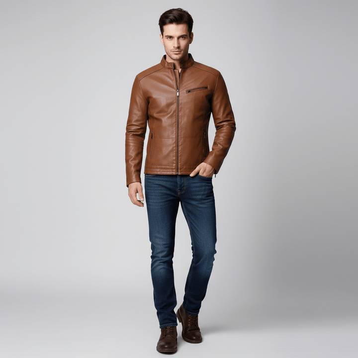 Aurelian Moto Leather Jacket