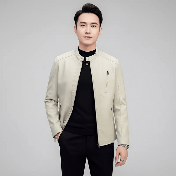 Aurelian Moto Leather Jacket