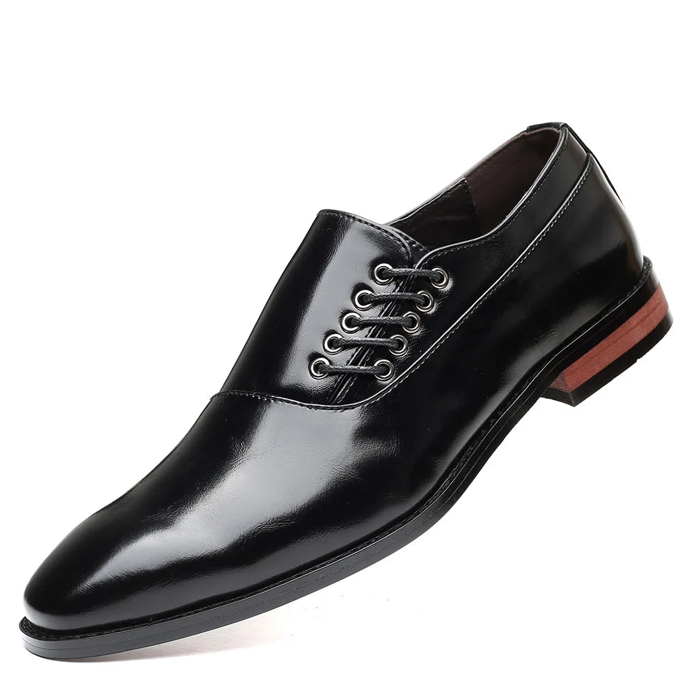 Cadell Executive Side Lace Men's Leather Oxford Shoes