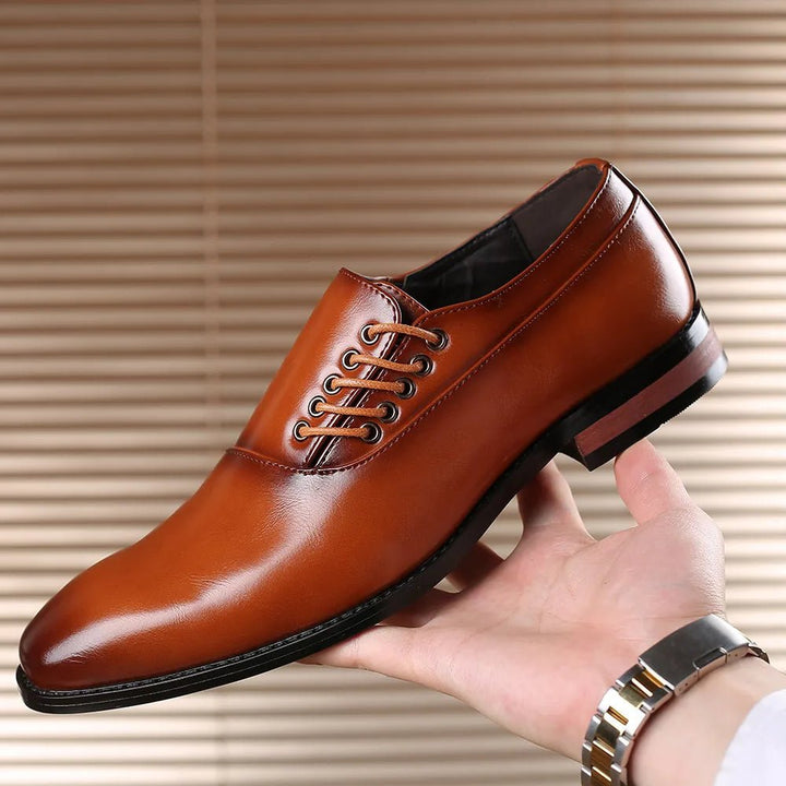 Cadell Executive Side Lace Men's Leather Oxford Shoes