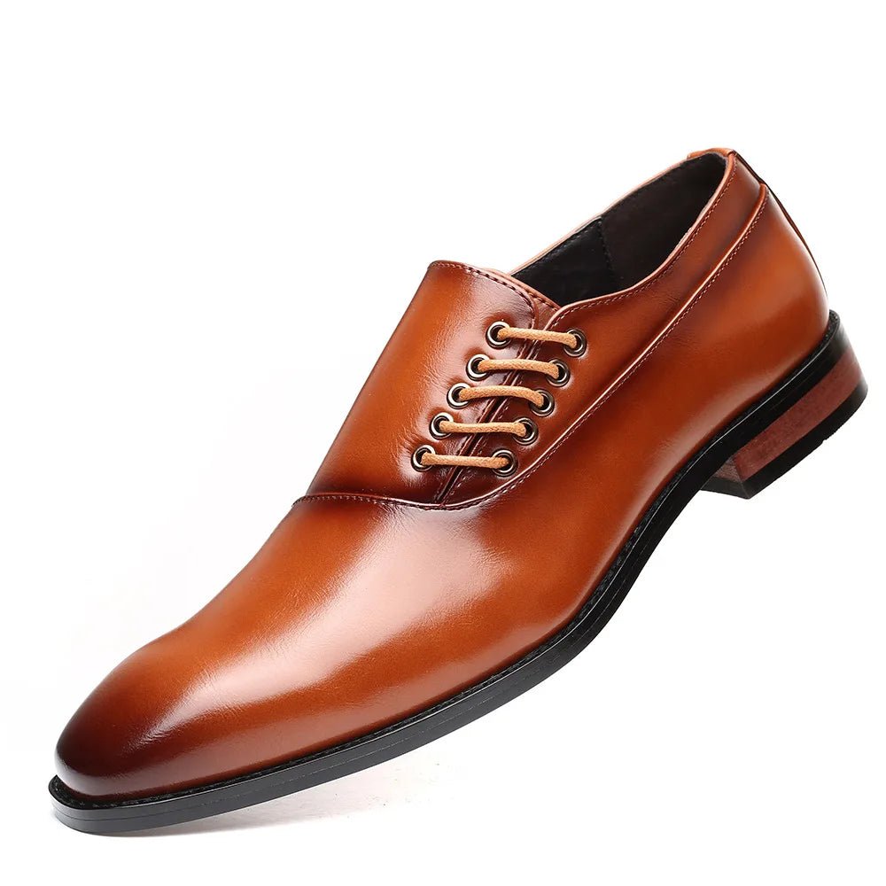 Cadell Executive Side Lace Men's Leather Oxford Shoes