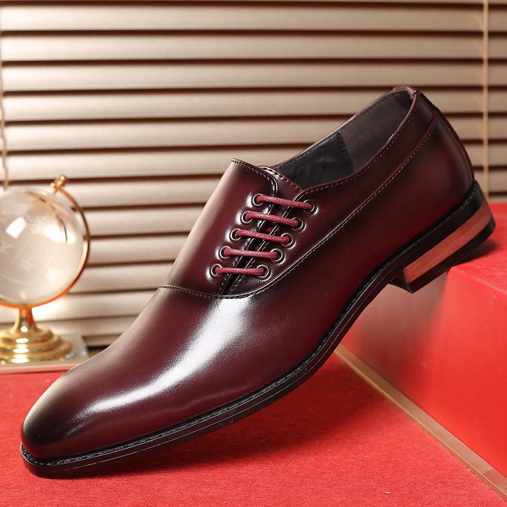 Cadell Executive Side Lace Men's Leather Oxford Shoes