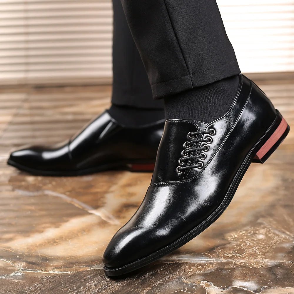 Cadell Executive Side Lace Men's Leather Oxford Shoes