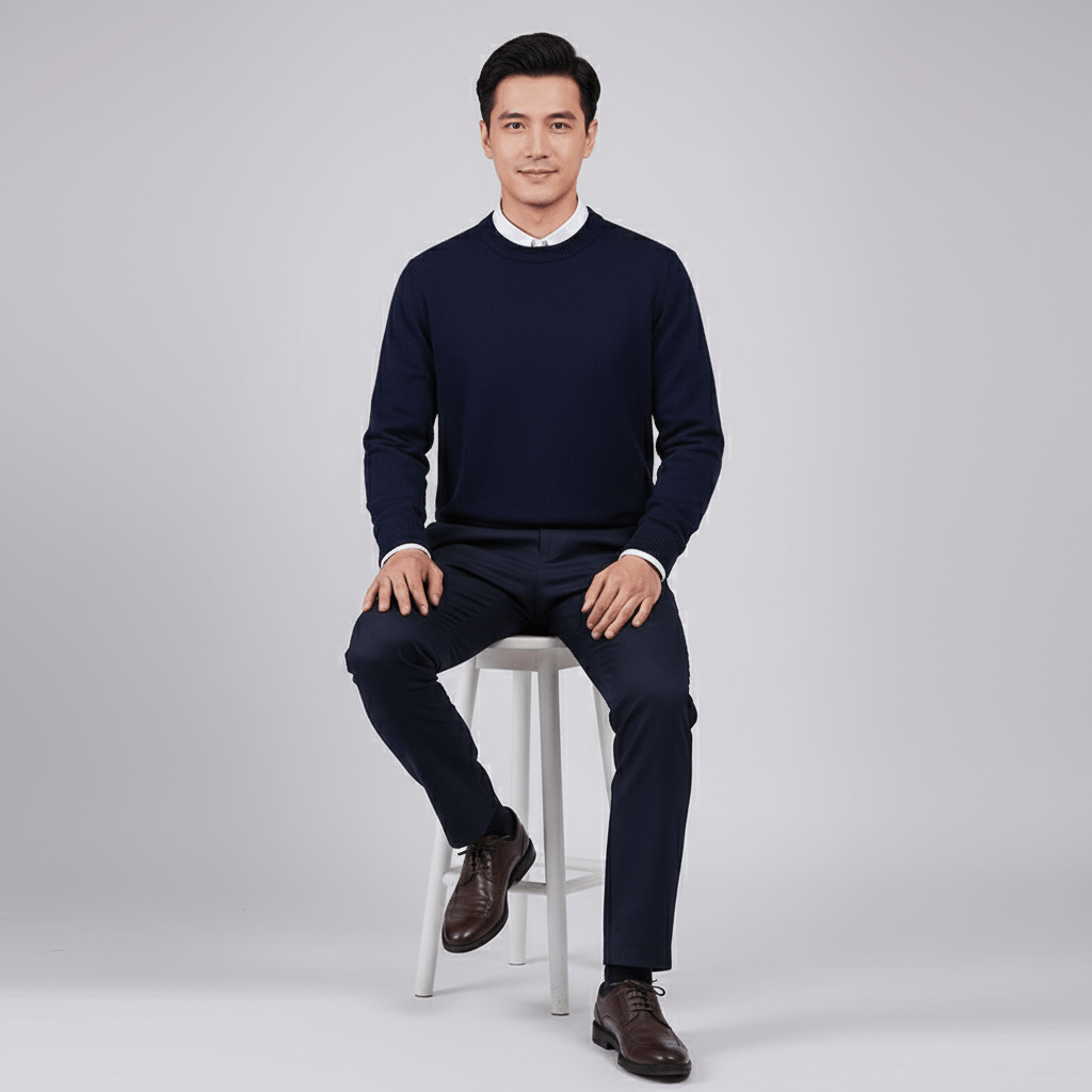 Civis Luxe Cashmere Cotton Sweater