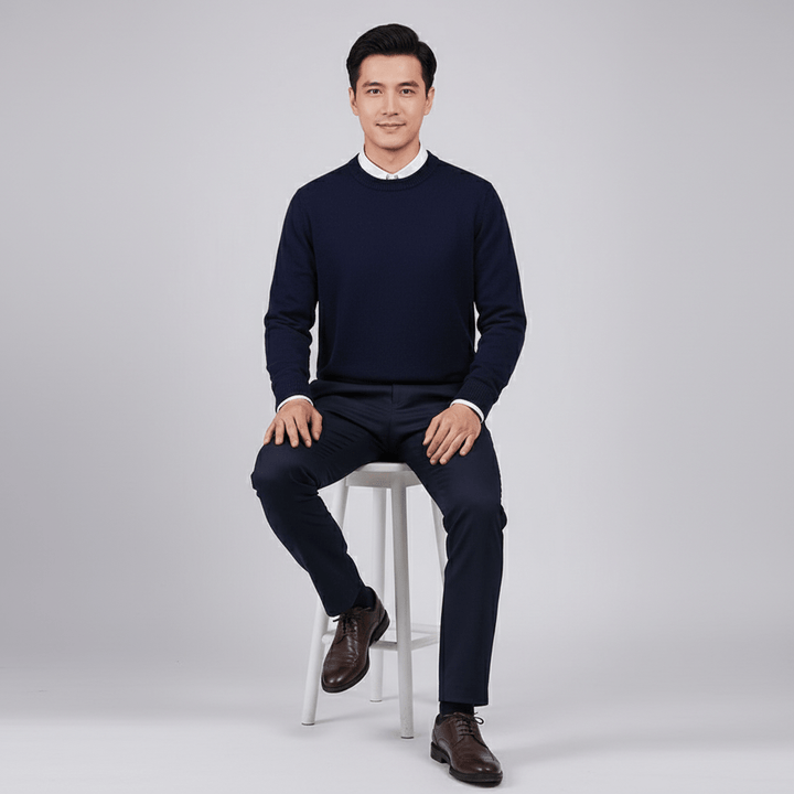 Civis Luxe Cashmere Cotton Sweater