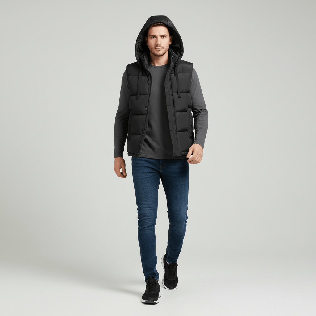 Corlen Men's Urban Puffer Vest | Winter