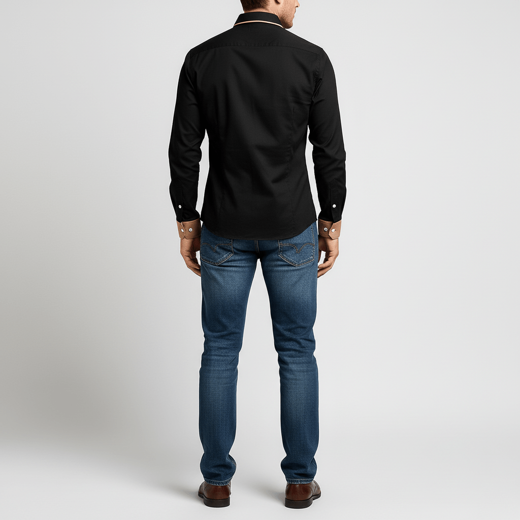 Corven Men’s Smart Casual Button Up Shirt