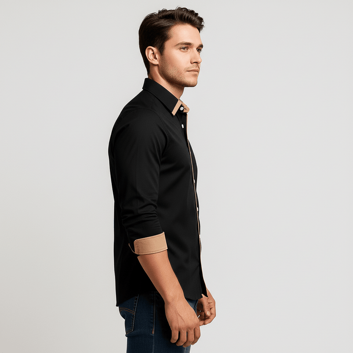 Corven Men’s Smart Casual Button Up Shirt